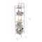 Bath Bliss Satin Nickel Bronze 5-Tier Storage Shelf